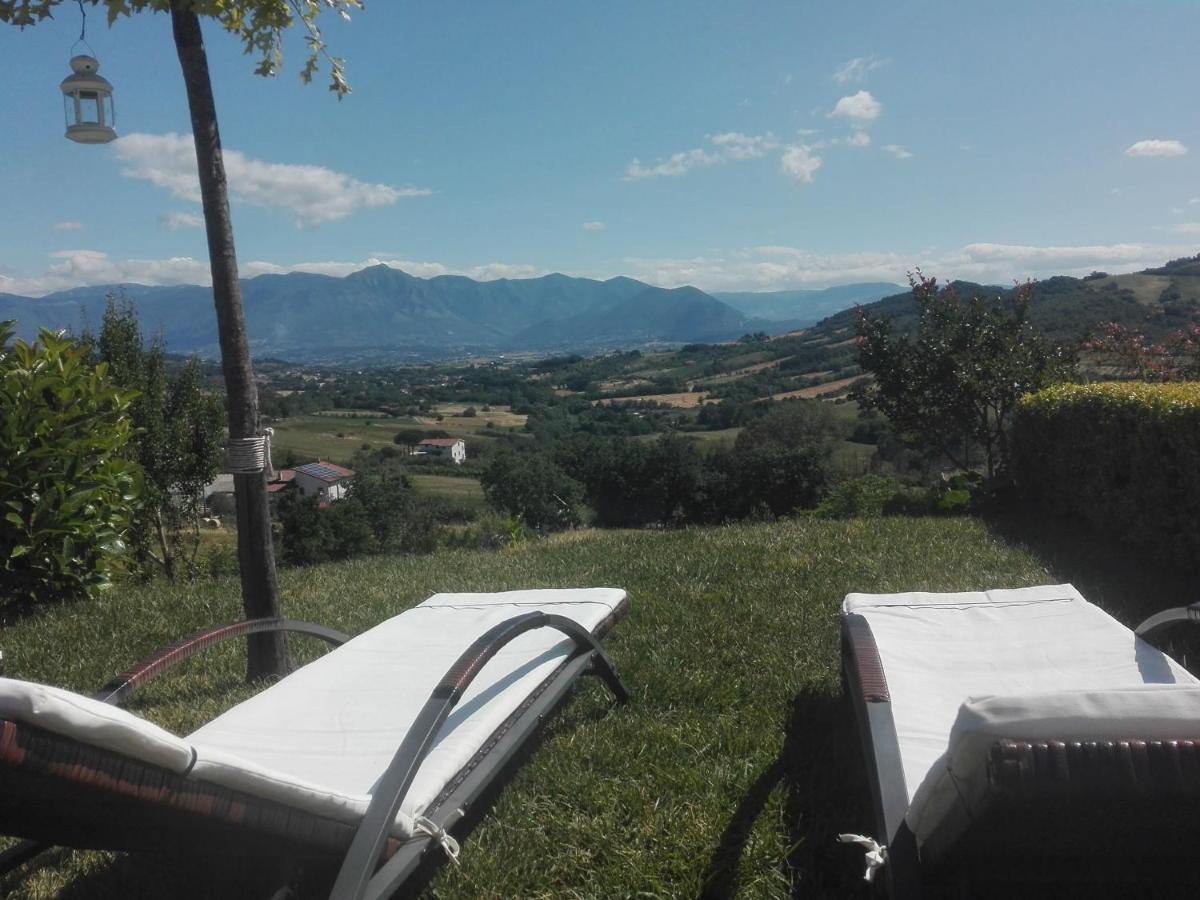 Caiazzo Villa Santoro Ai Tre Ulivi Con Piscina Privata מראה חיצוני תמונה