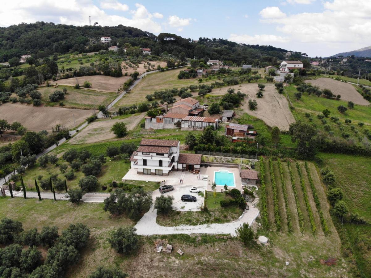 Caiazzo Villa Santoro Ai Tre Ulivi Con Piscina Privata מראה חיצוני תמונה